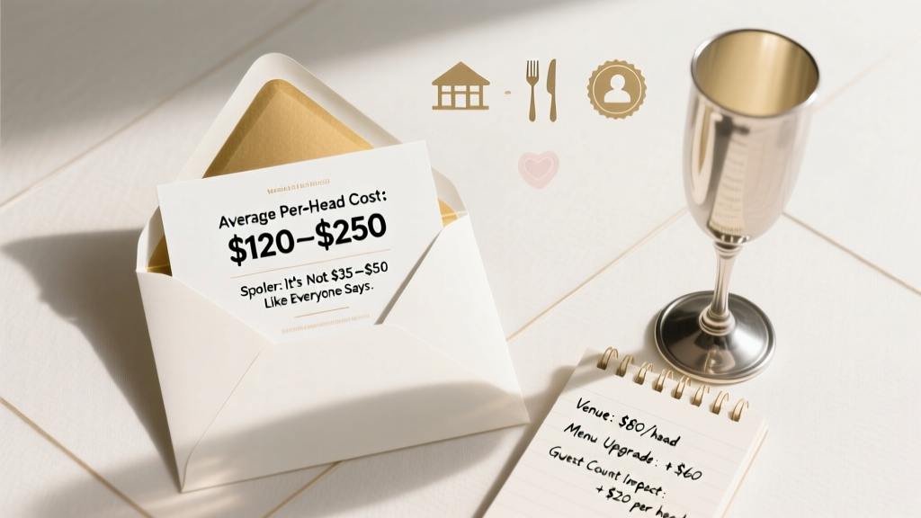 Wedding Per Head Cost in 2026: Real Data & Savings