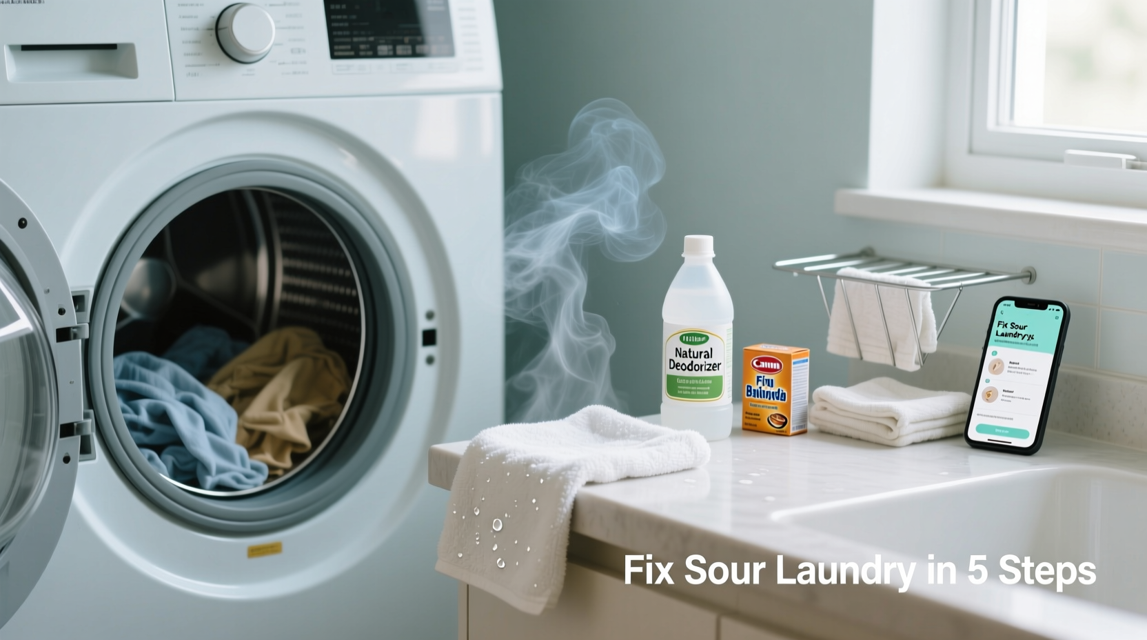 why does my laundry smell sour even after washing simple fixes that work