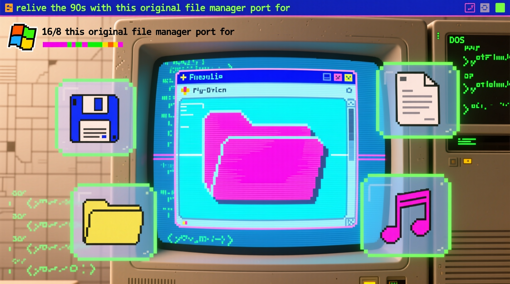 Relive the 90s with This Original File Manager Port for Modern OS