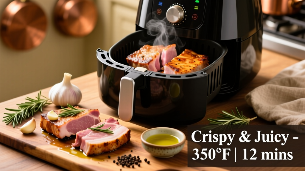 Best Air Fryer Pork Loin Chops Recipe (Crispy & Juicy!)