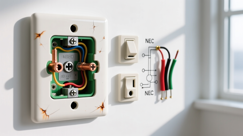 Electrical Outlet Plate Inspection: Thermal, Safety & NEC Testing