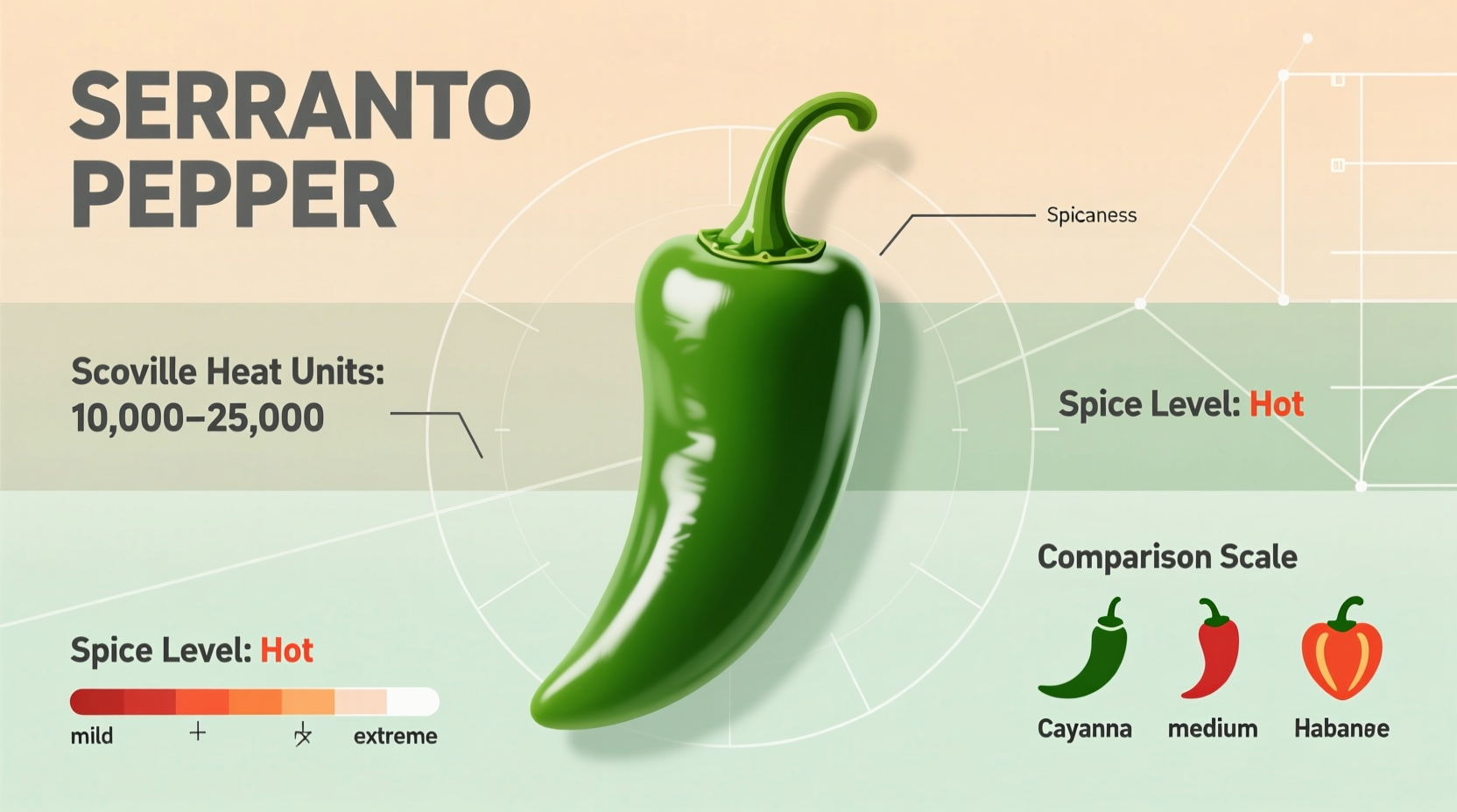 Serrano Pepper Heat Level, Scoville Range, And Spiciness Guide