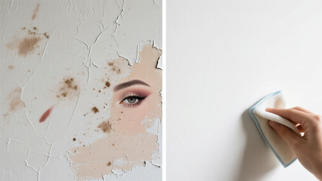 How to Remove Makeup from Painted Walls Safely