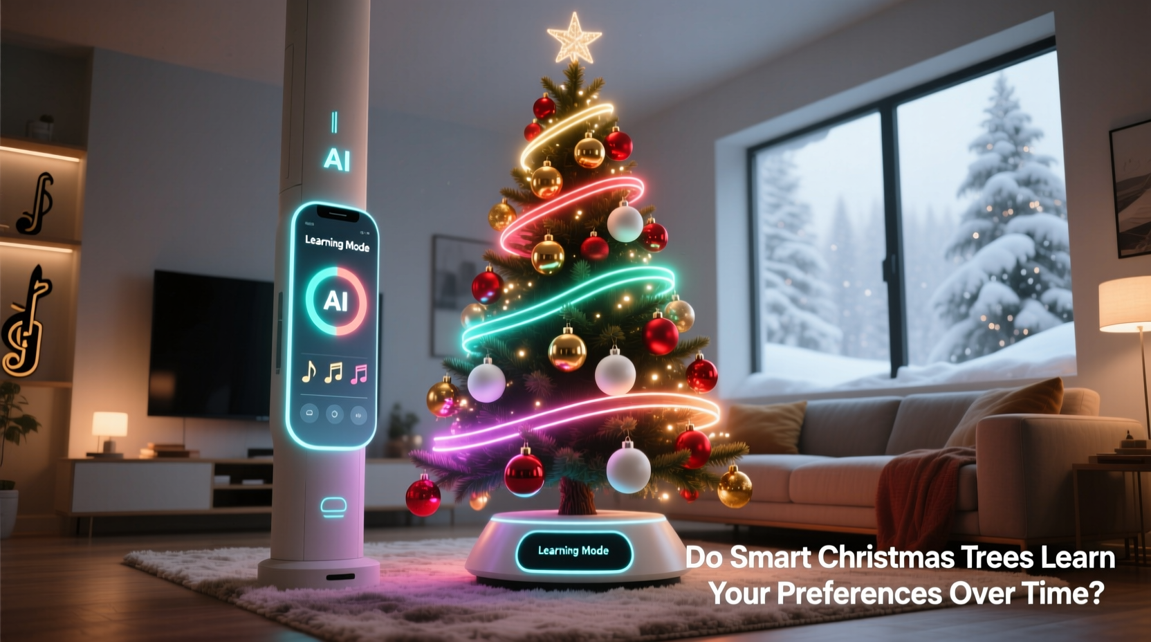 do smart christmas trees learn your preferences over time feature check