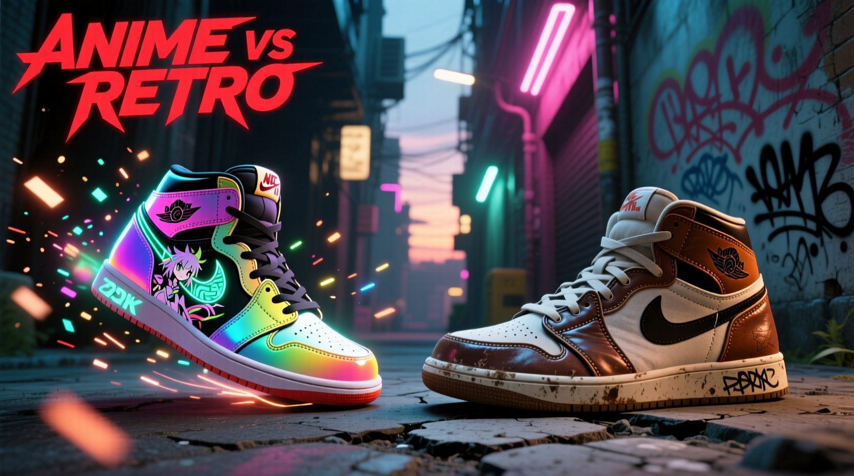 anime sneakers vs retro trainers which are trending harder this season