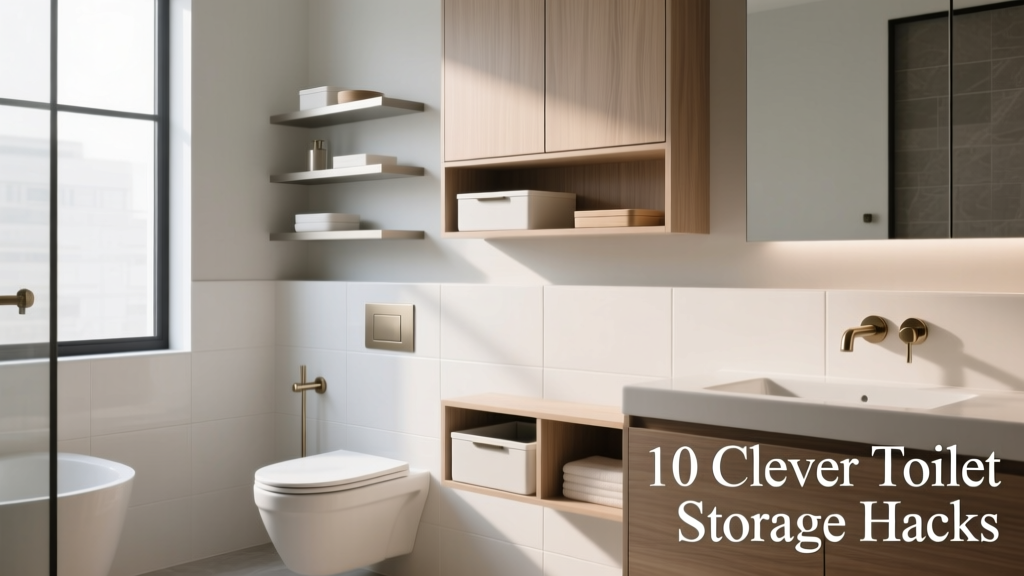Smart, Space-Saving Toilet Storage Ideas for Every Bathroom Size