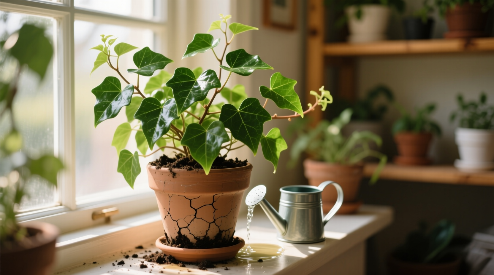 how often do you water an ivy plant