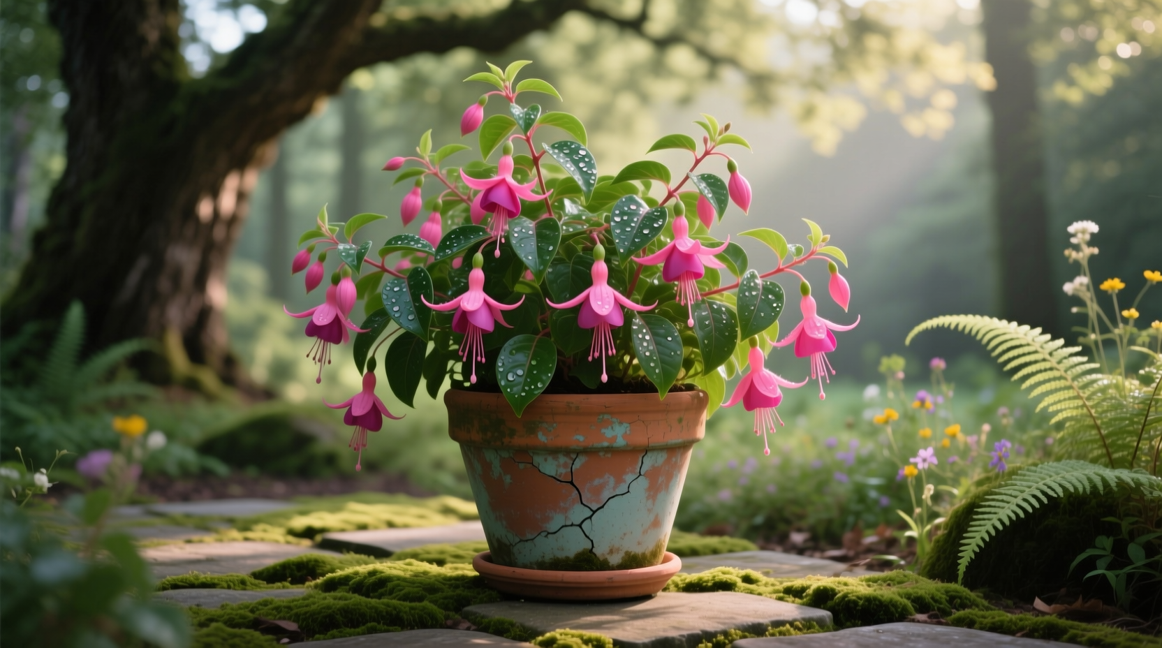 fuchsia great container plant for shade