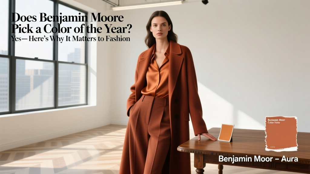 Does Benjamin Moore Pick a Color of the Year? Yes — Here’s Why It Matters to Fashion