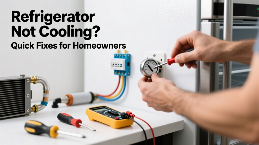 Refrigerator Not Cooling? Quick Fixes for Homeowners