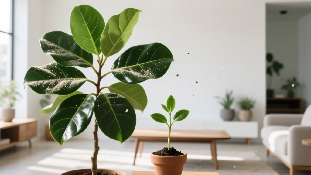 How to Dust Indoor Plant Leaves from Seeds