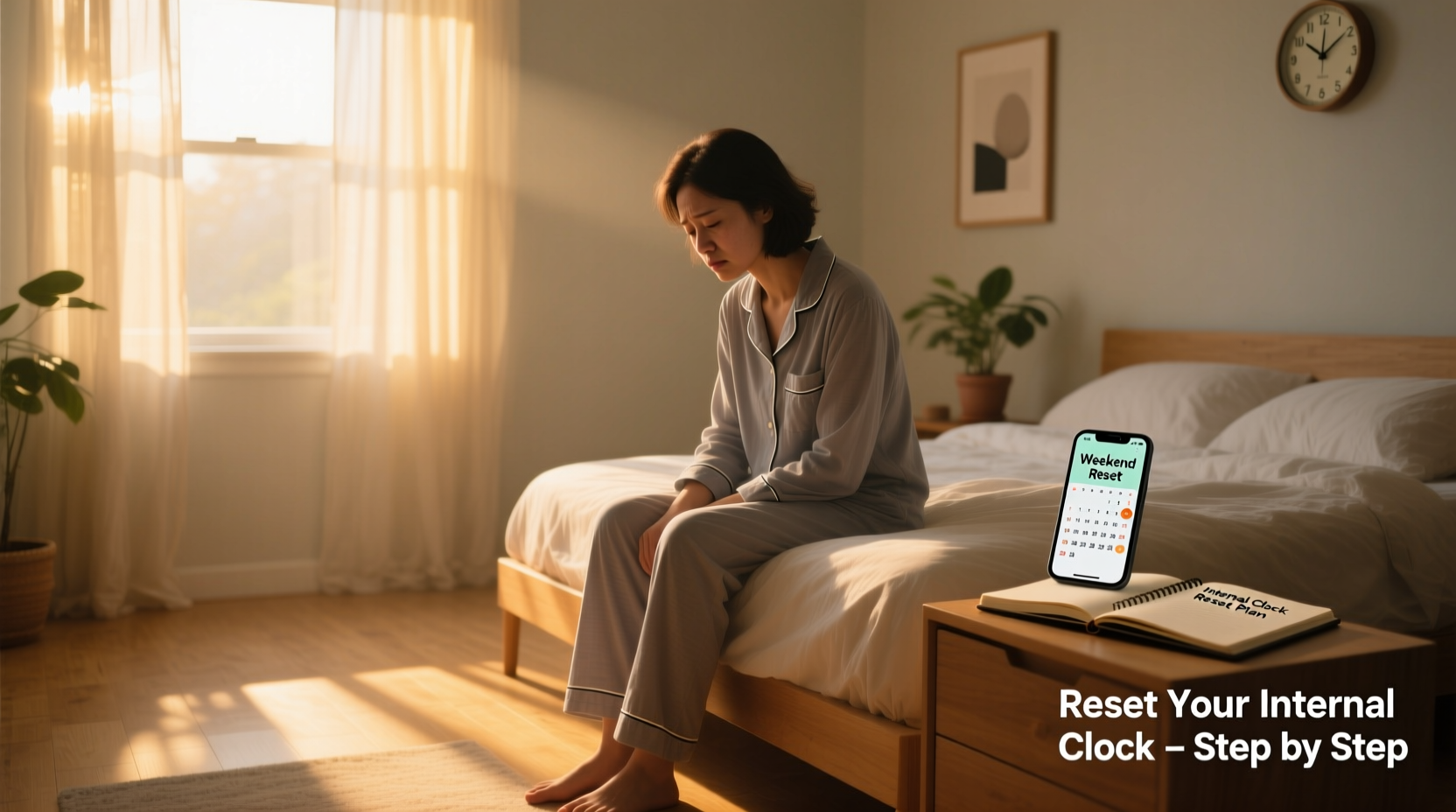 how to reset your internal clock after weekend sleep disruptions