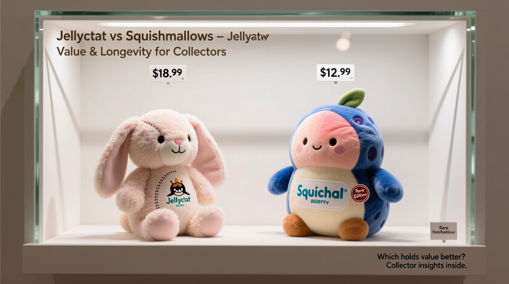 jellycat vs squishmallows which plush toy holds its value better for collectors