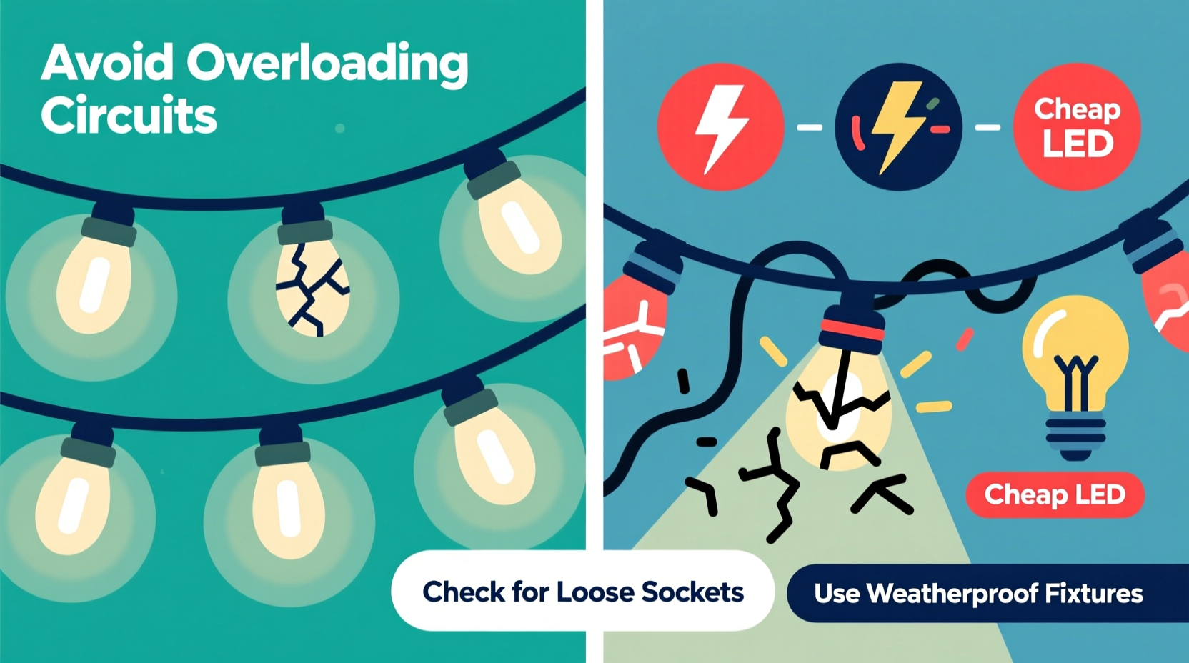 why do some christmas lights burn out faster than others what to avoid