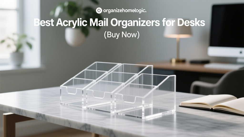 Best Acrylic Mail Organizers for Desks (Buy Now)