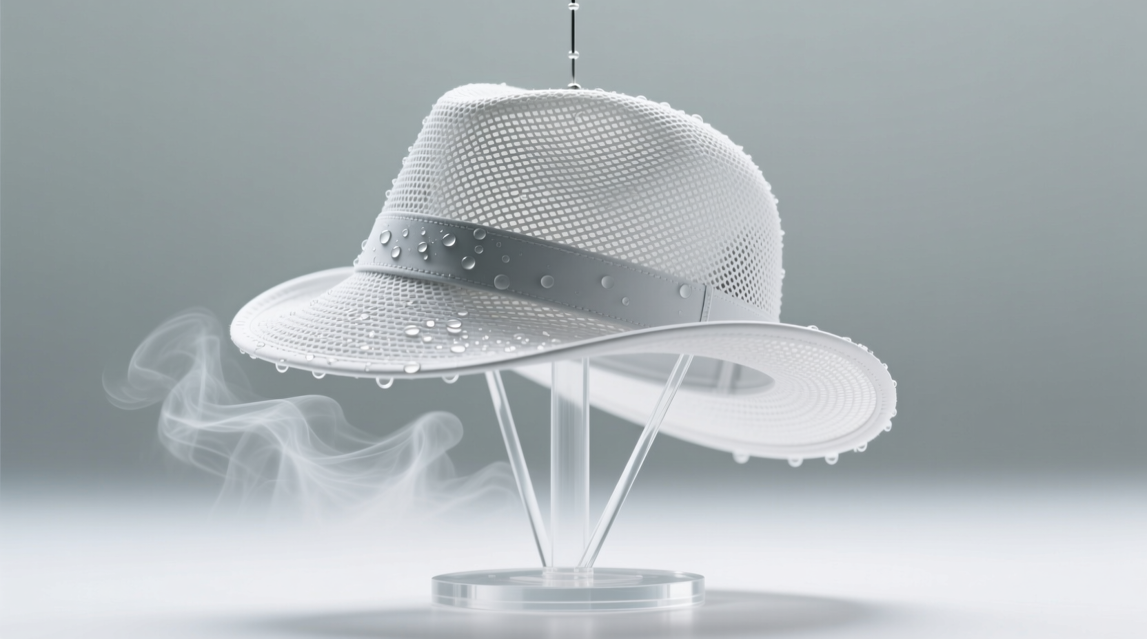 how to clean a mesh running hat safely