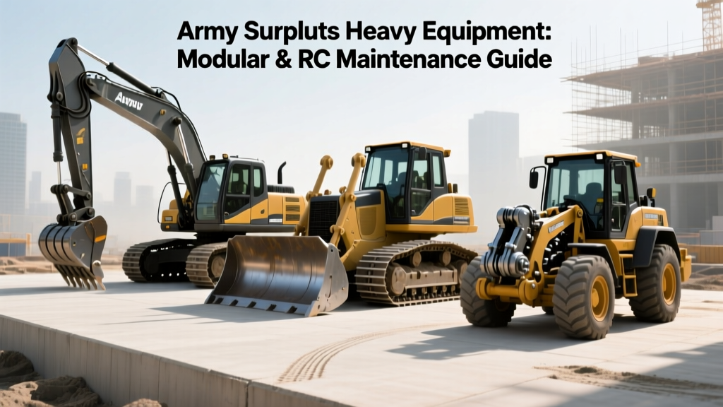 Army Surplus Heavy Equipment: Modular & RC Maintenance Guide