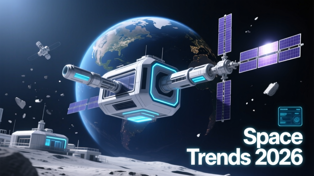 Space Trends 2026: Orbital Infrastructure, Lunar Logistics, and the Rise of Commercial Space Sovereignty