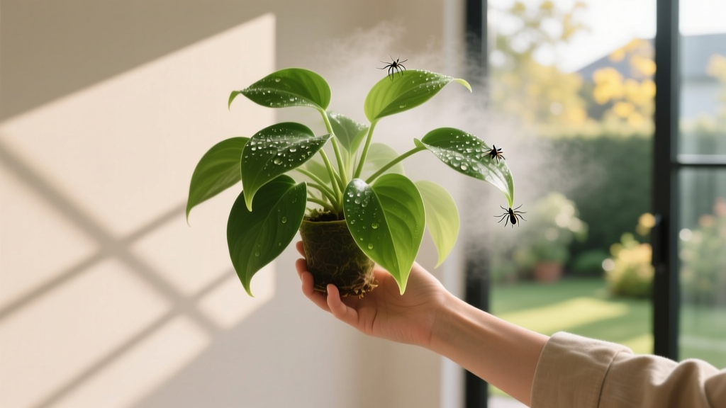 Spray Fast-Growing Plants Before Bringing Indoors?