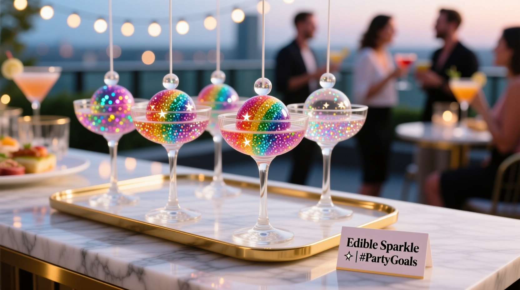 how to make edible glitter shots safe for parties and Instagram fame