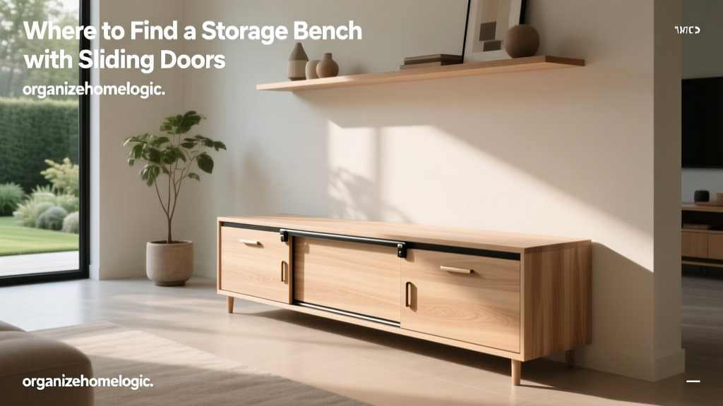Where to Find a Storage Bench with Sliding Doors