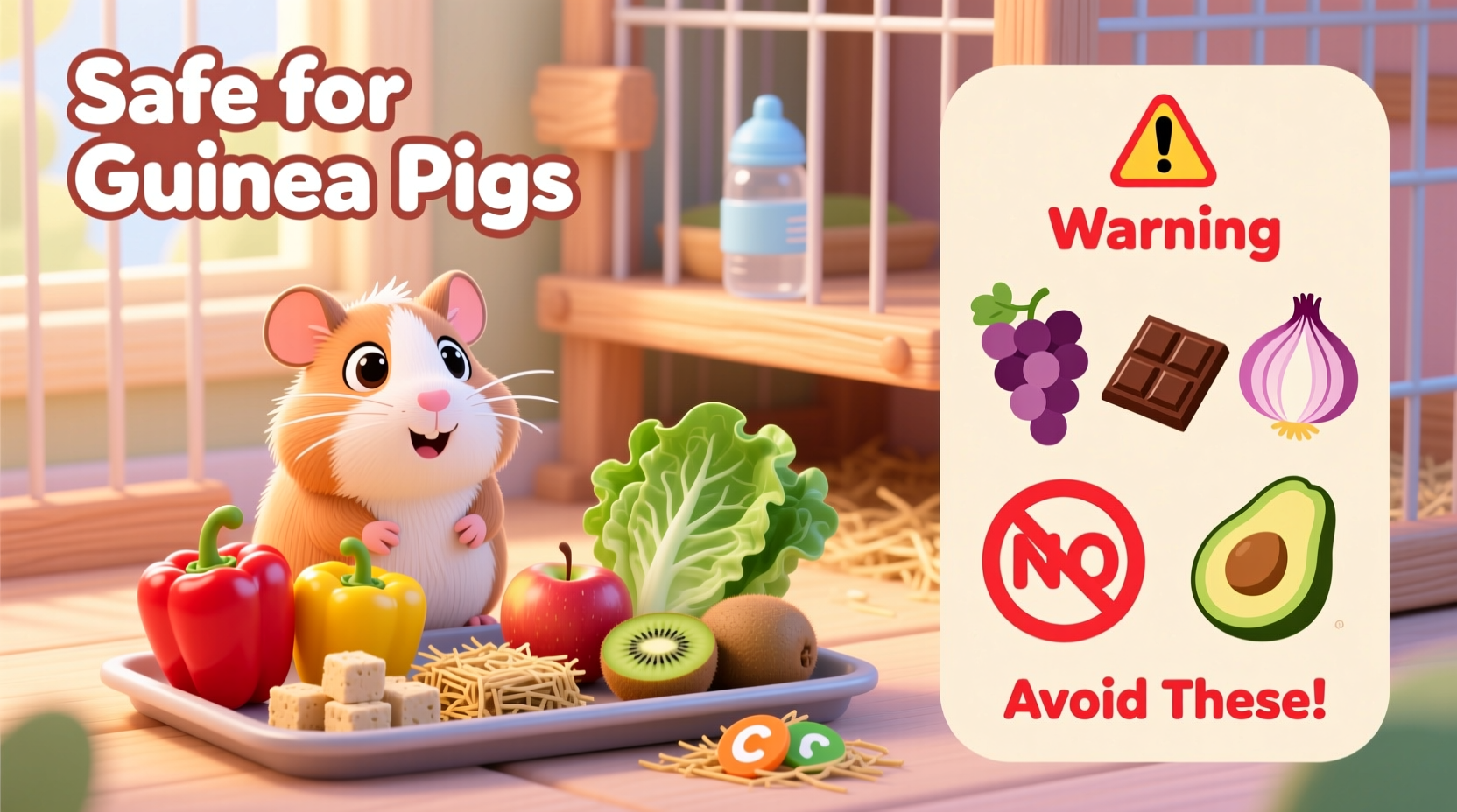 what foods can guinea pigs eat