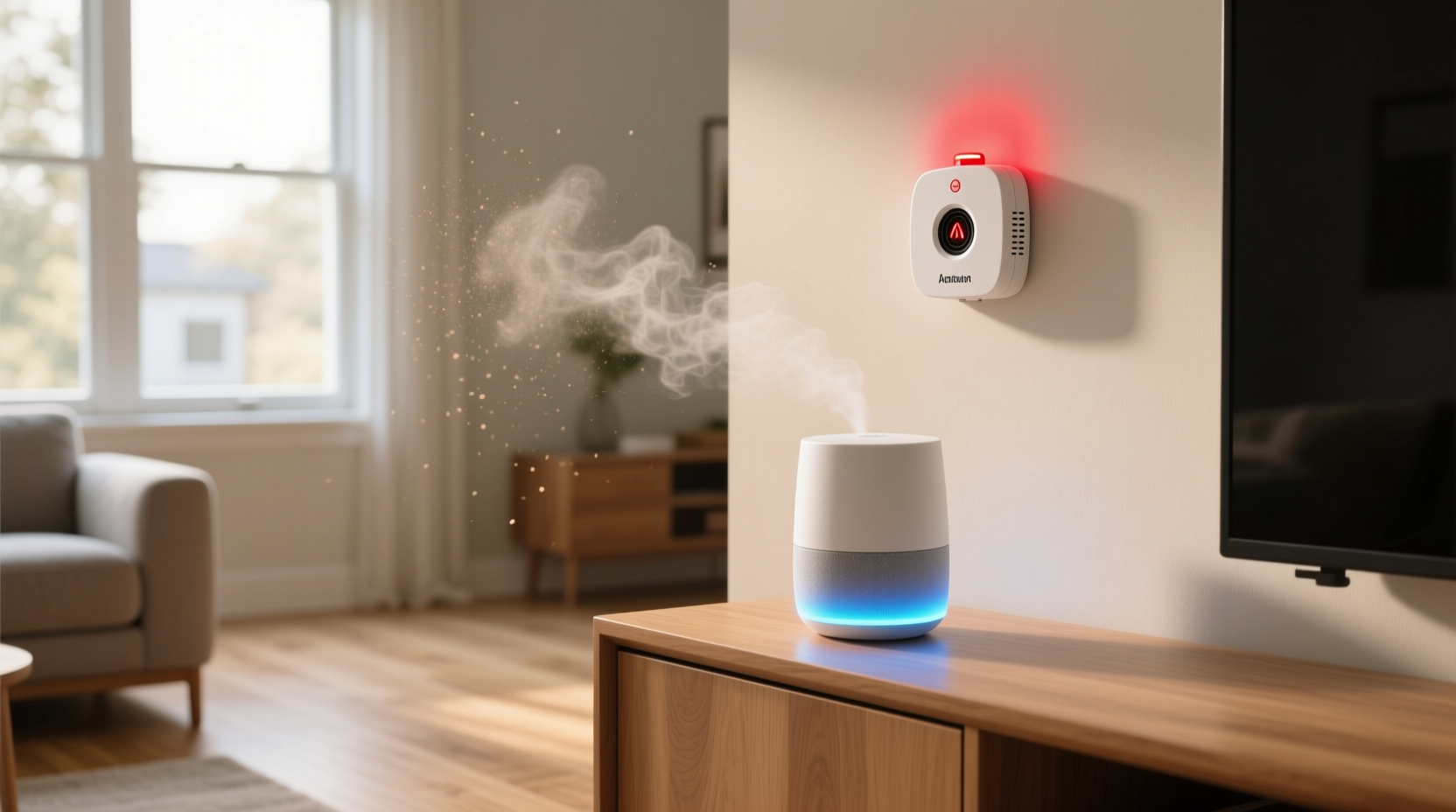 set up your smart speaker to alert smoke and co alarms