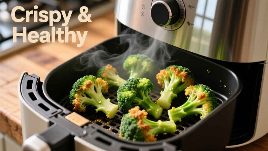 Crispy Frozen Broccoli in Air Fryer (No Sogginess!)