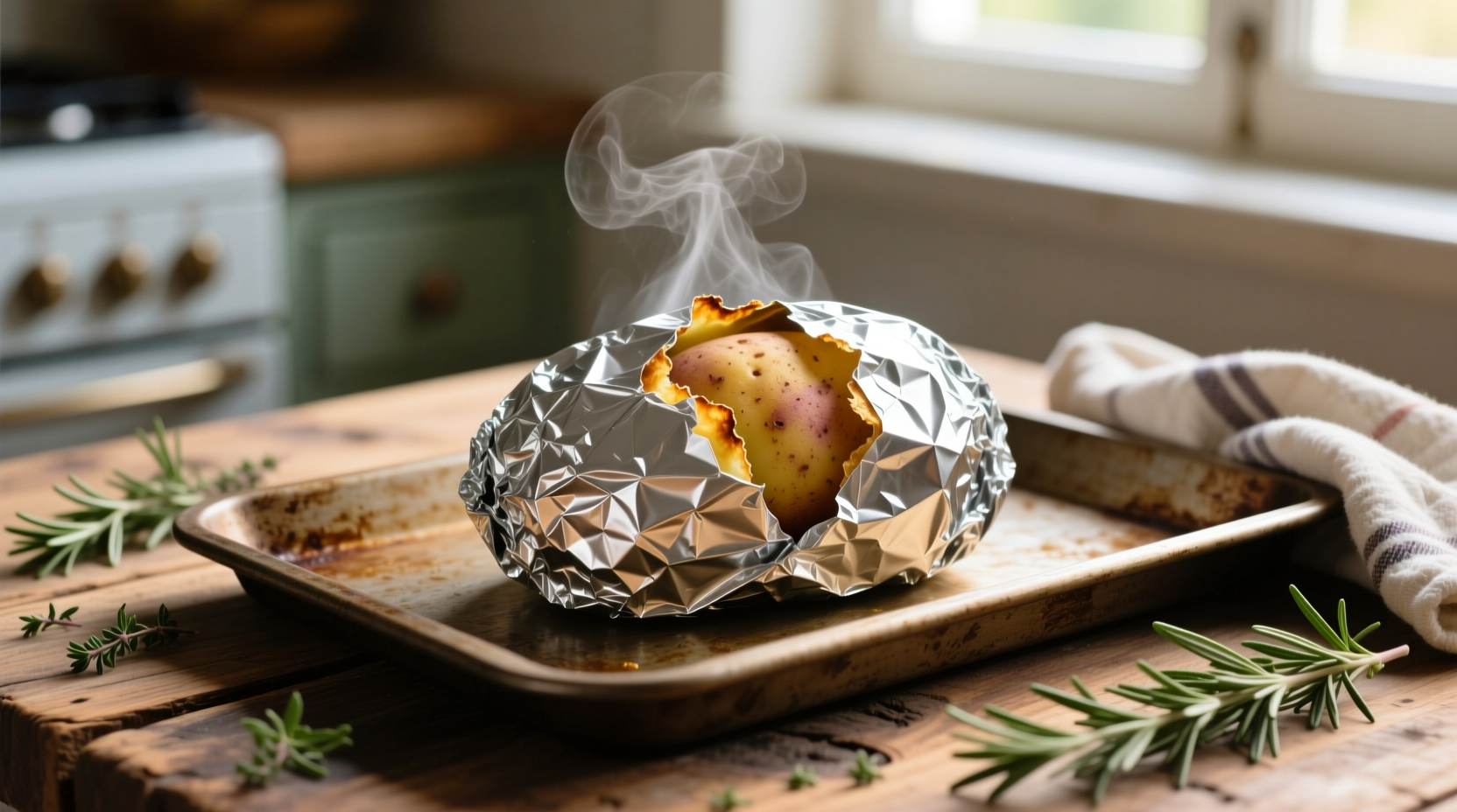 Bake a Potato in Oven with Foil: Perfect Method & Timing