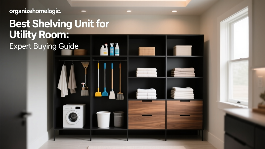 Best Shelving Unit for Utility Room: Expert Buying Guide