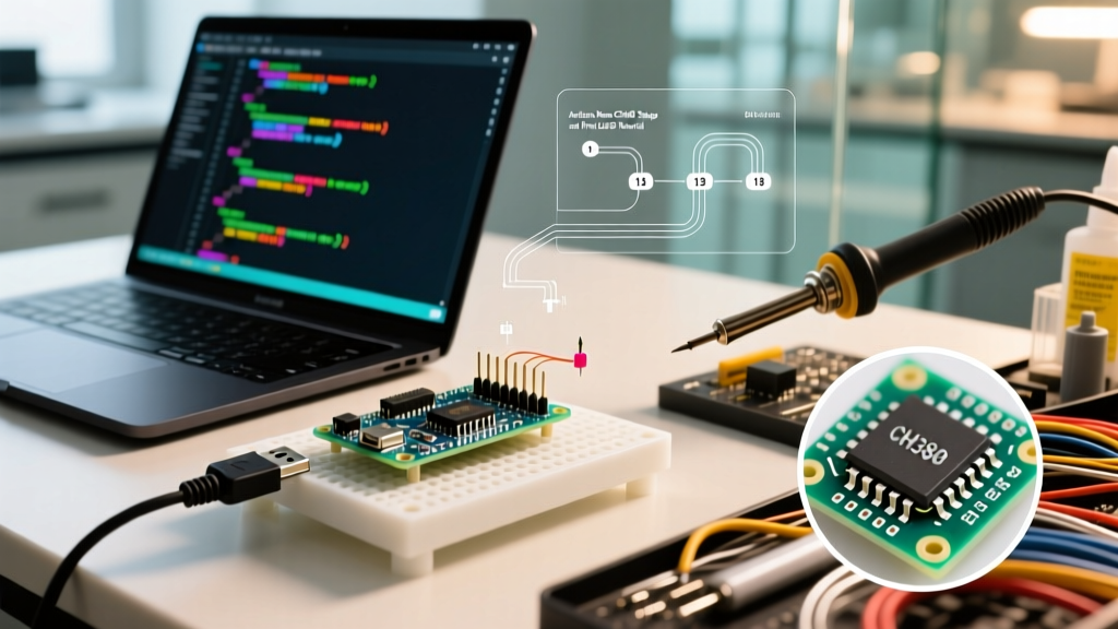 Arduino Nano CH340 Setup and First LED Blink Tutorial