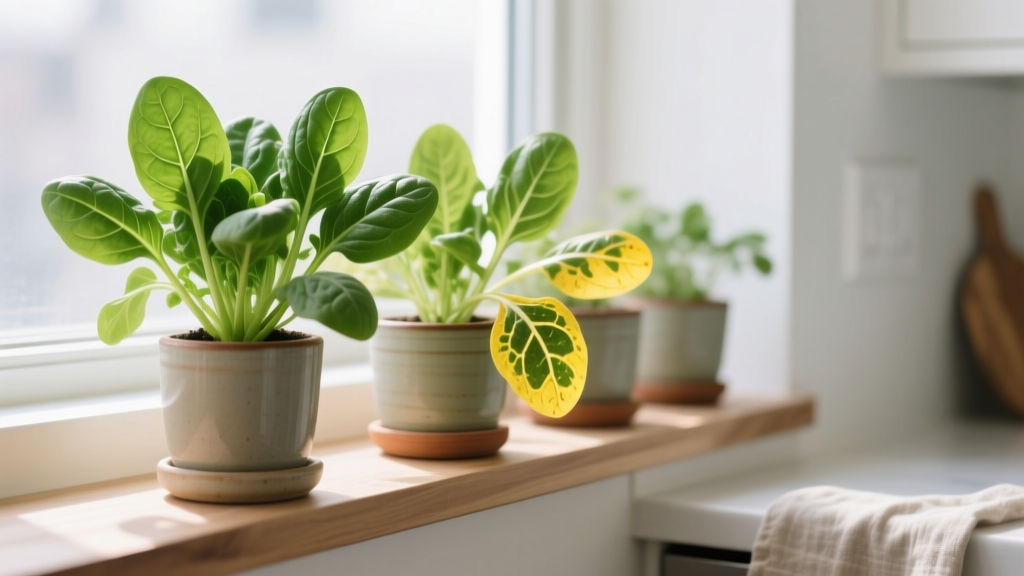 Indoor Spinach Yellowing: Causes & 10-Day Fix