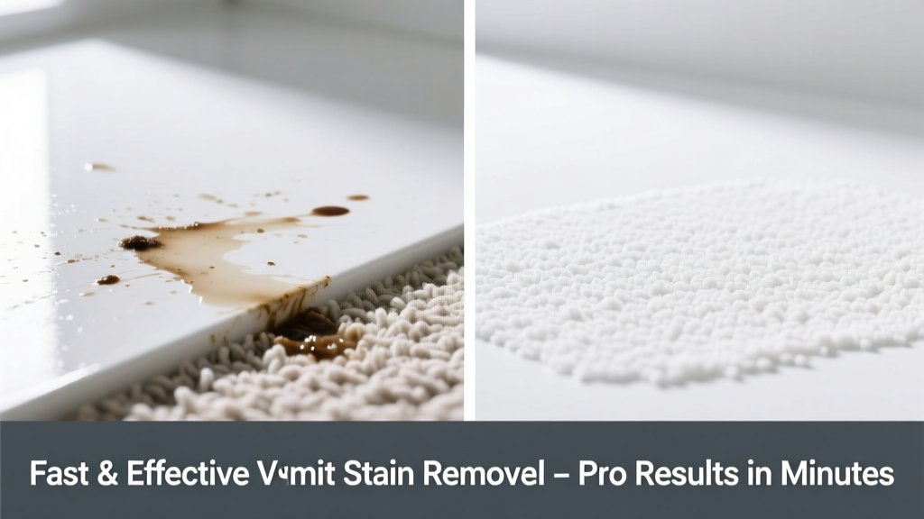 How to Remove Vomit Stains and Odors Fast