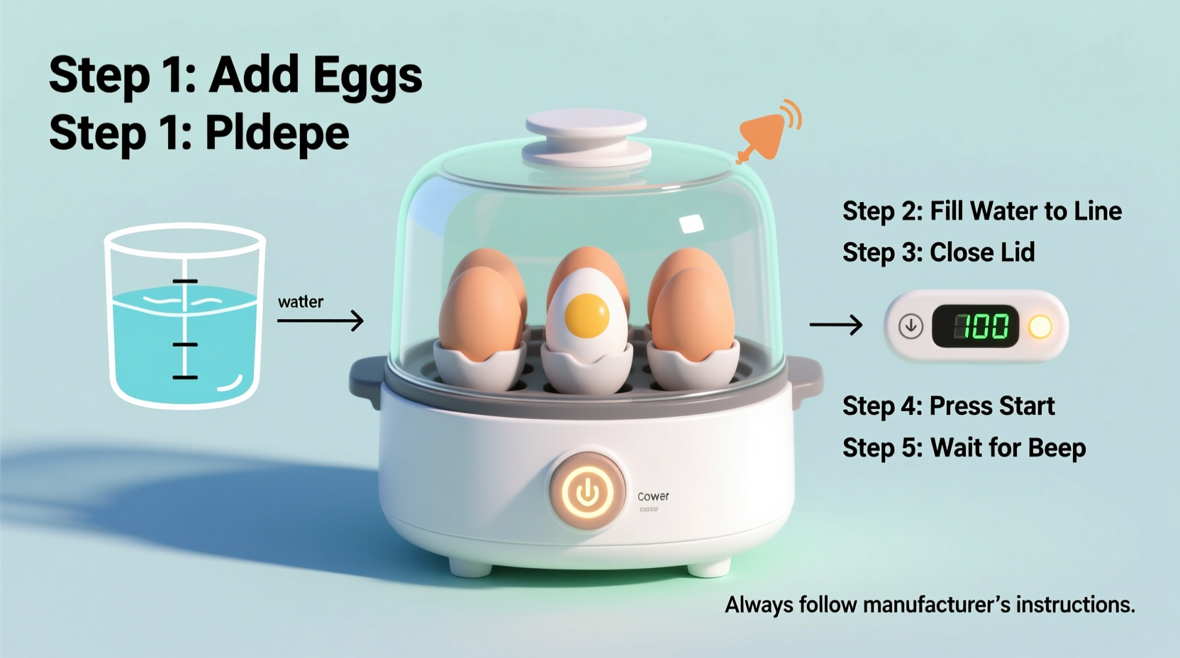 how to use egg cooker