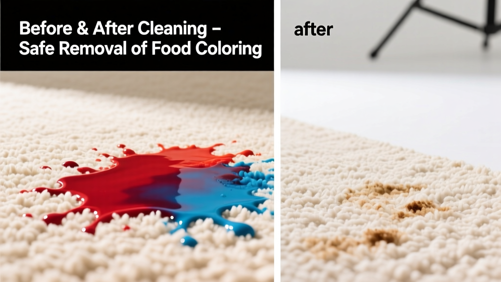 How to Remove Food Coloring from Carpet Safely