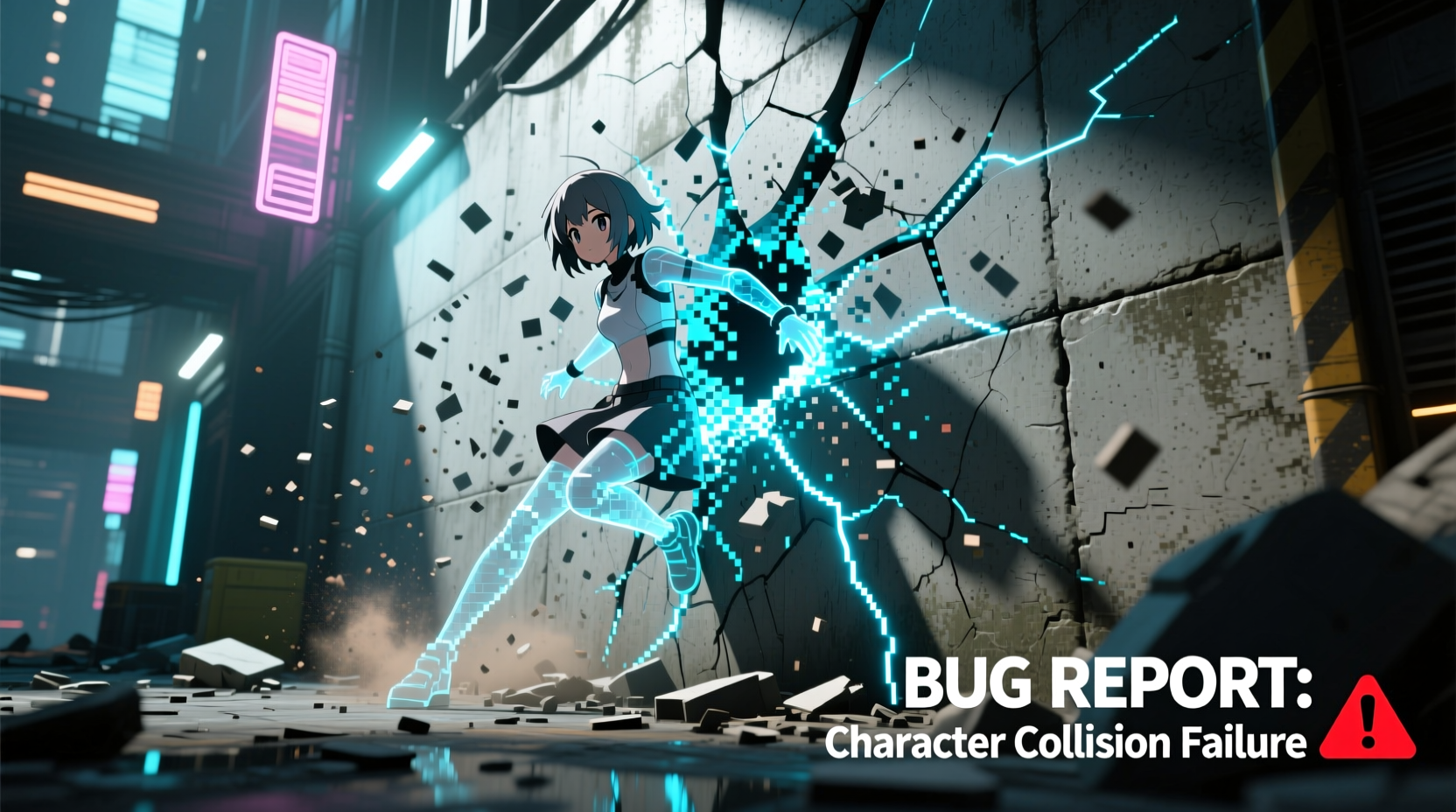 why does my character glitch through walls and how to report bugs