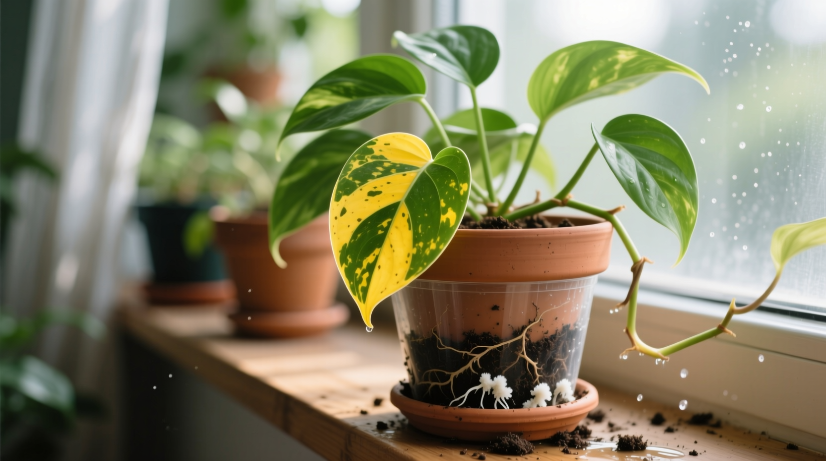 why is my pothos plant turning yellow despite watering it correctly