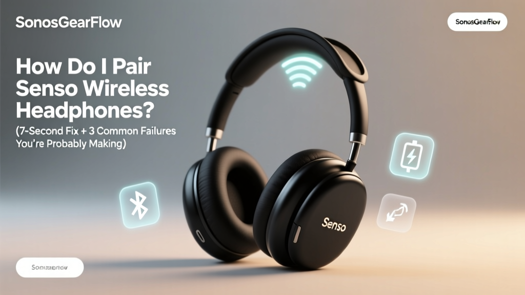 How to Pair Senso Wireless Headphones (2026)