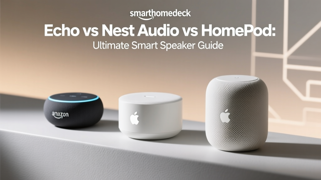 Echo vs Nest Audio vs HomePod: Ultimate Smart Speaker Guide