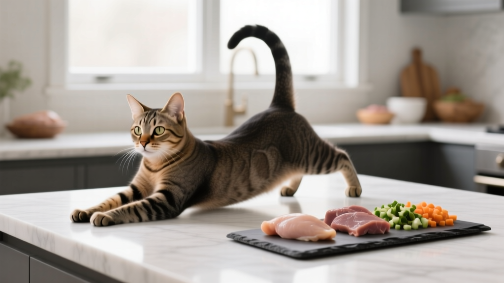 What Cat Behaviors Mean Raw Food
