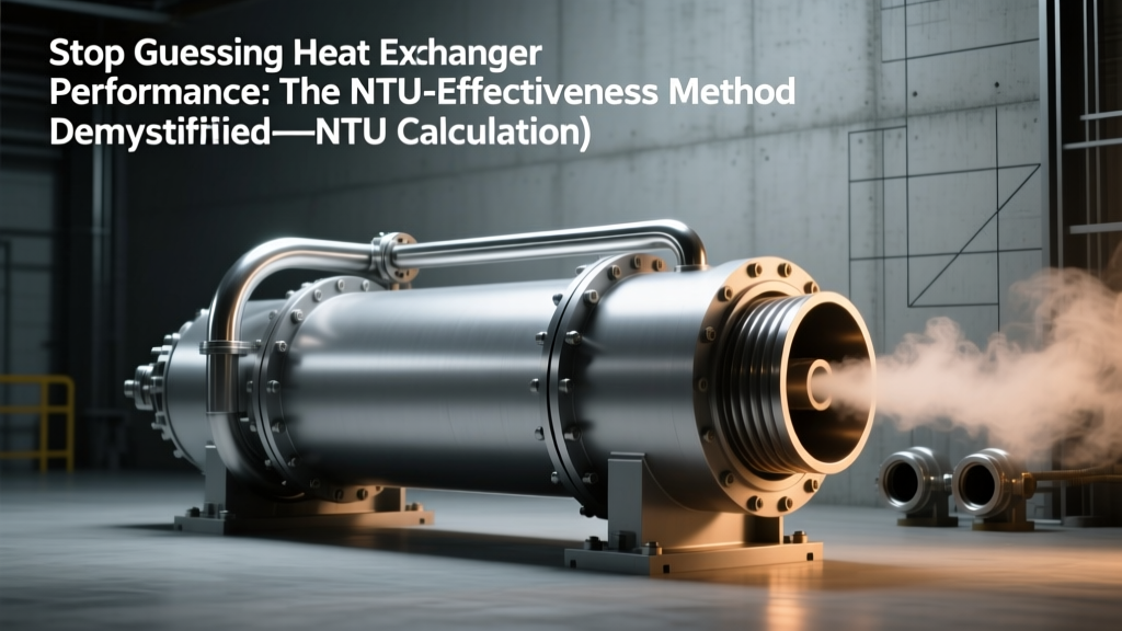 NTU-Effectiveness Method: Heat Exchanger Design Simplified