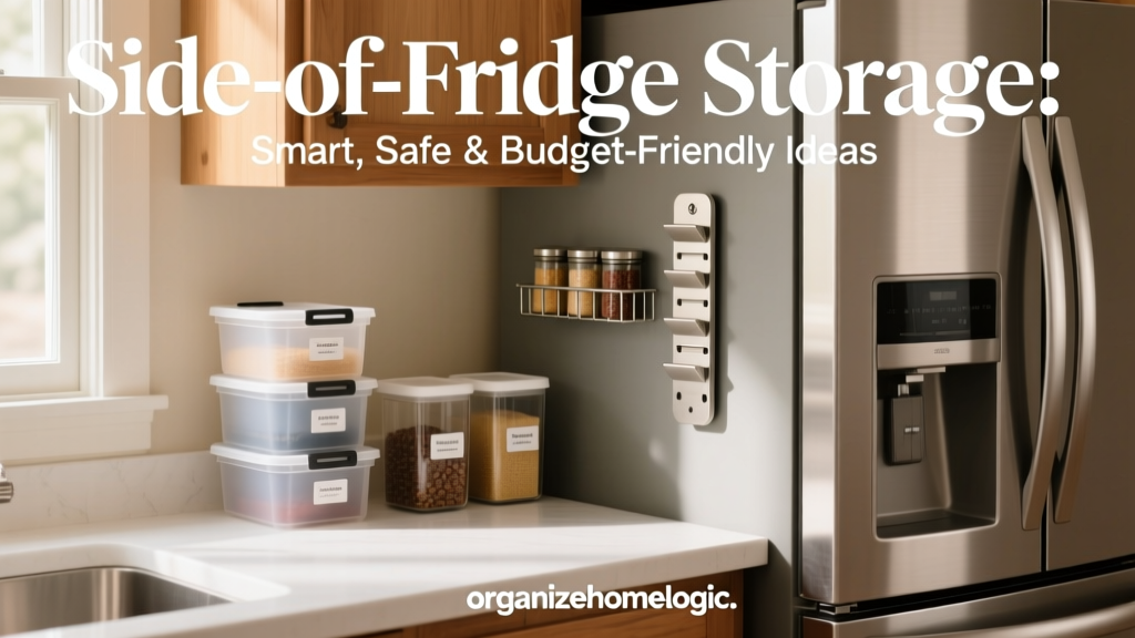 Side-of-Fridge Storage: Smart, Safe & Budget-Friendly Ideas