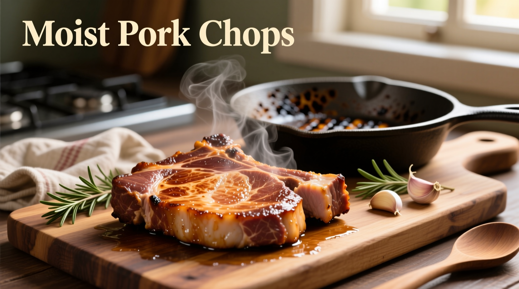how to cook moist pork chops