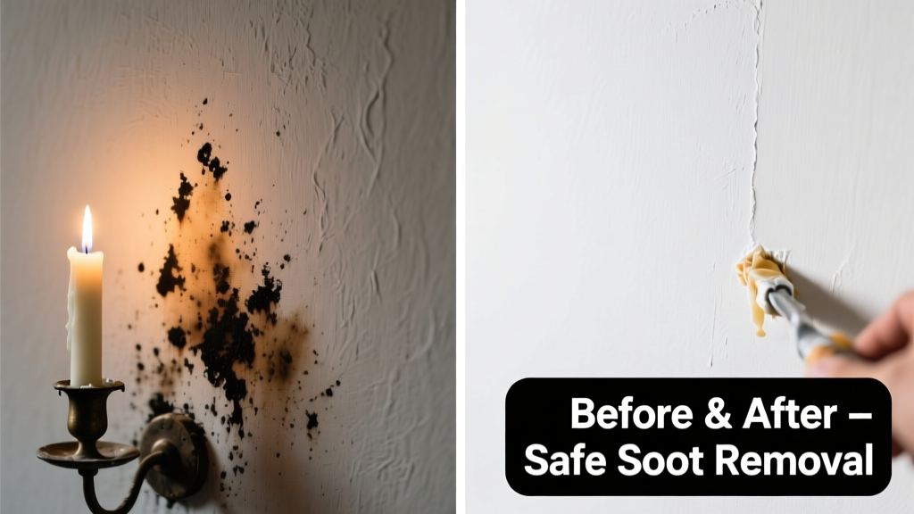 How to Remove Candle Soot from Painted Walls Safely