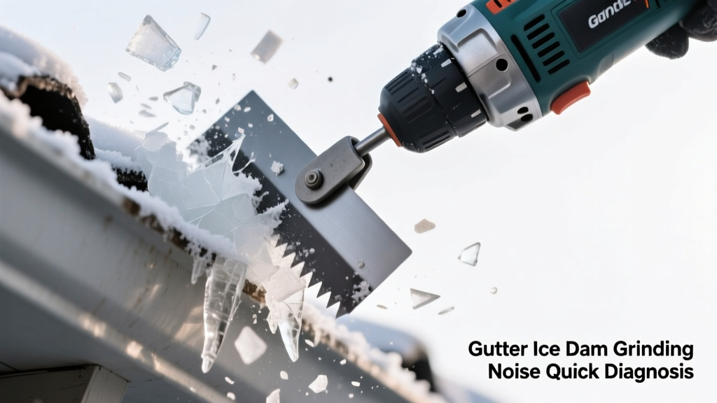 Gutter Ice Dam Grinding Noise: Quick Diagnosis