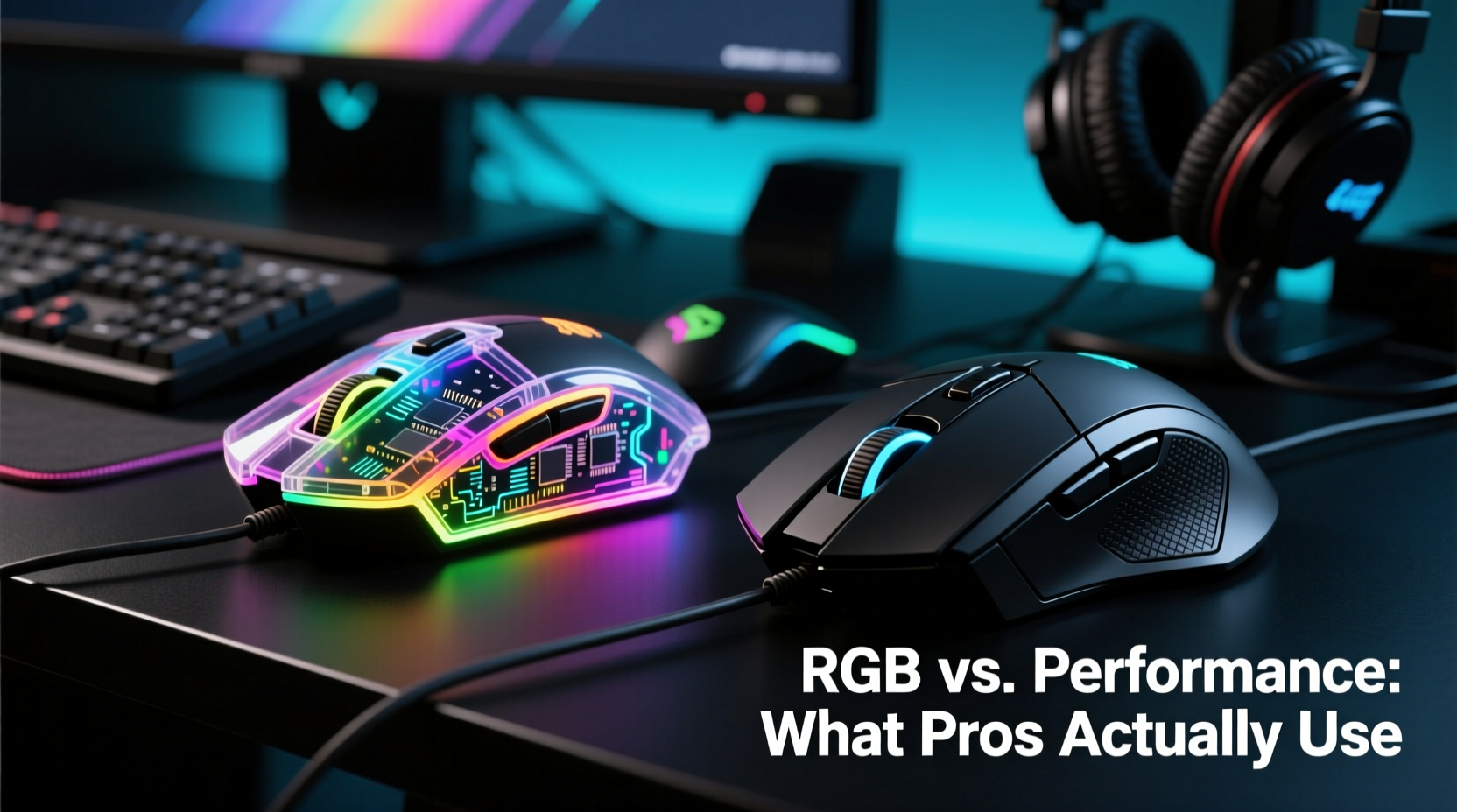 gaming mouse with rgb lighting vs performance focused which pros actually use