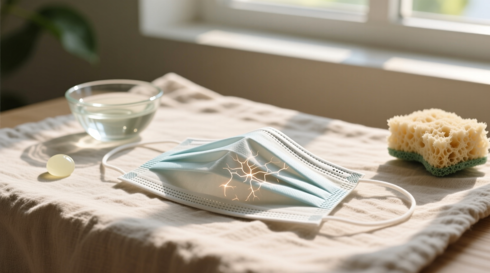 how to sanitize face masks without killing electrostatic charge