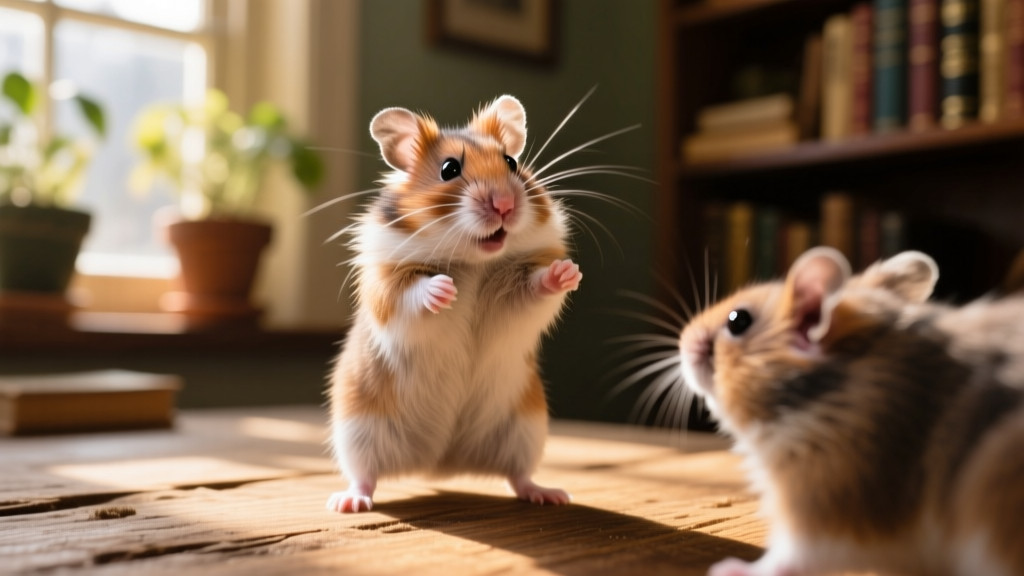 Hamster Bullying Or Playing?