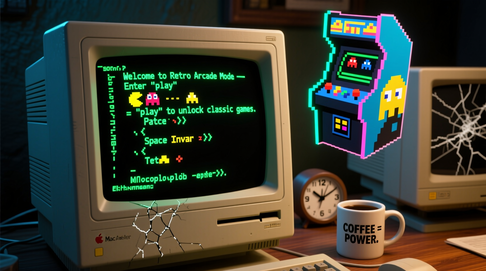 unlock old school arcade games in your mac s terminal