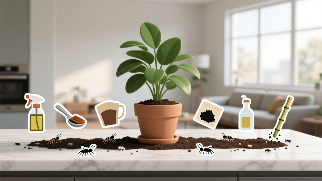 Bugs in Indoor Plant Soil: 7 Non-Toxic Fixes Under $20